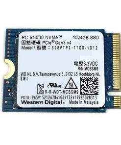 Western Digital 1TB SSD PC SN530 M.2 2230 PCIe Gen3 x4 NVMe 1024GB SDBPTPZ-1T00