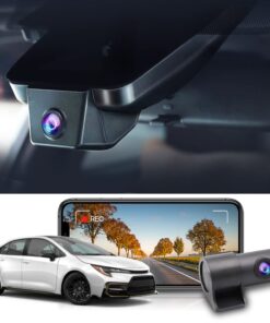 Fitcamx Front 2K and Rear 1080P Dash Cam Adapts for Toyota Corolla LE L XLE XSE SE 2020 2021 2022 Hybrid & Hatchback 2019-2022 (E210/Gen12), OEM Factory Look, Loop Recording WiFi, G-Sensor, 64GB Card