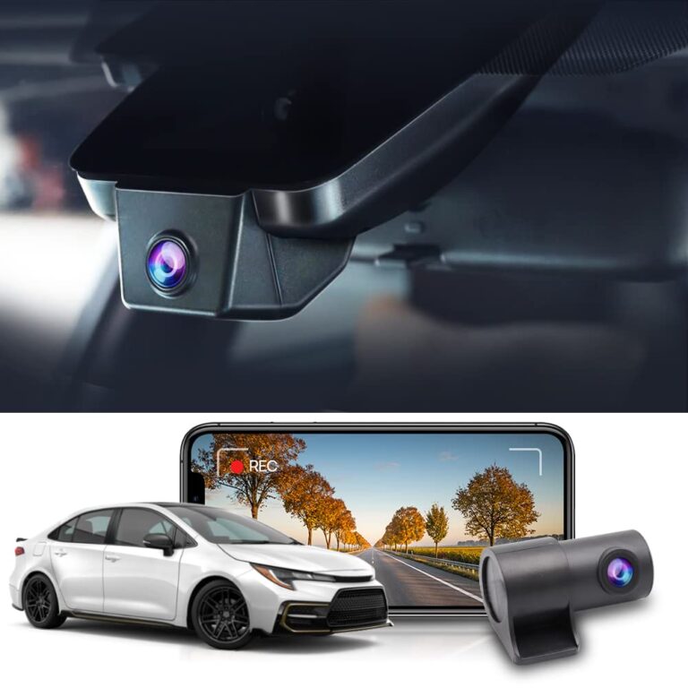 Fitcamx Front 2K and Rear 1080P Dash Cam Adapts for Toyota Corolla LE L XLE XSE SE 2020 2021 2022 Hybrid & Hatchback 2019-2022 (E210/Gen12), OEM Factory Look, Loop Recording WiFi, G-Sensor, 64GB Card