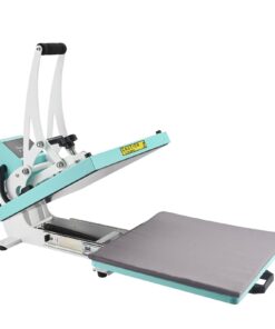 ColorSub 15x15 Heat Press for T-Shirt with Slide Out Drawer, Sublimation Heat Press Machine, Teal