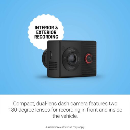 Garmin - Tandem Front and Rear Camera Dash Cam - Image 6