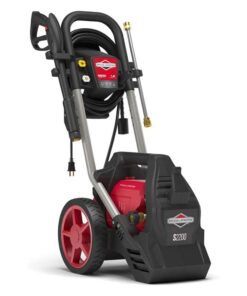 Briggs & Stratton 2200 Max PSI/1.2 Max GPM Electric Pressure Washer with 25 ft. Hose, 4 Spray Nozzles, Instant Start/Stop System and 9 Inch Wheels