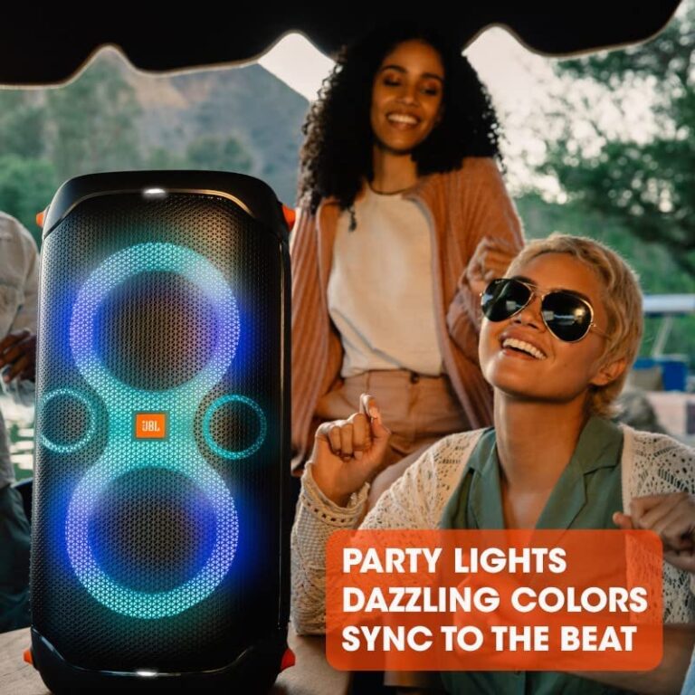 JBL PartyBox 110 - Portable Party Speaker with Built-in Lights, Powerful Sound and deep bass, Black - Image 4