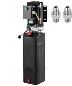 Happybuy Hydraulic Pump, 4 Gallon Hydraulic Motor for Single Phase Car Lift, 3450 RPM, 208-230 Volt, 2 HP Portable Vehicle Lift & Power Press