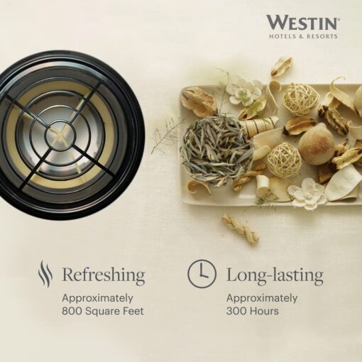 Westin White Tea Home Diffuser - Scent Machine with Refill Cartridge - Air fresheners for Home - Signature White Tea Scent - Image 8