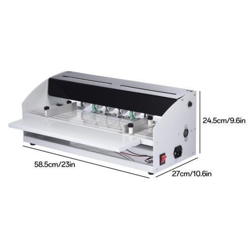 Paper Creaser Tool, Electric Paper Creasing Machine, Adjustable Paper Perforating Tool, Paper Slicer for Tickets, Documents, Photos, Scrapbooking - Image 5
