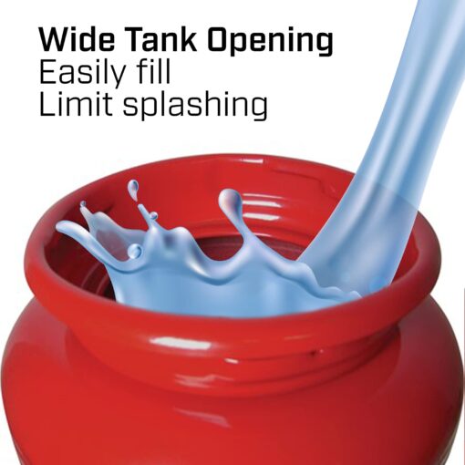 Chapin 19494 Made in USA 3.5 Gallon Tri-Poxy Industrial Open Head Sprayer for Professional Concrete Applications, Form Oils, Construction with All Brass Components, 3.5 gallons, Red - Image 7