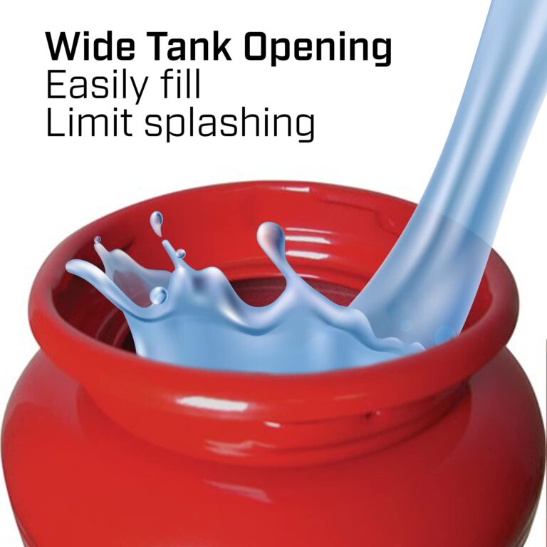 Chapin 19494 Made in USA 3.5 Gallon Tri-Poxy Industrial Open Head Sprayer for Professional Concrete Applications, Form Oils, Construction with All Brass Components, 3.5 gallons, Red - Image 7