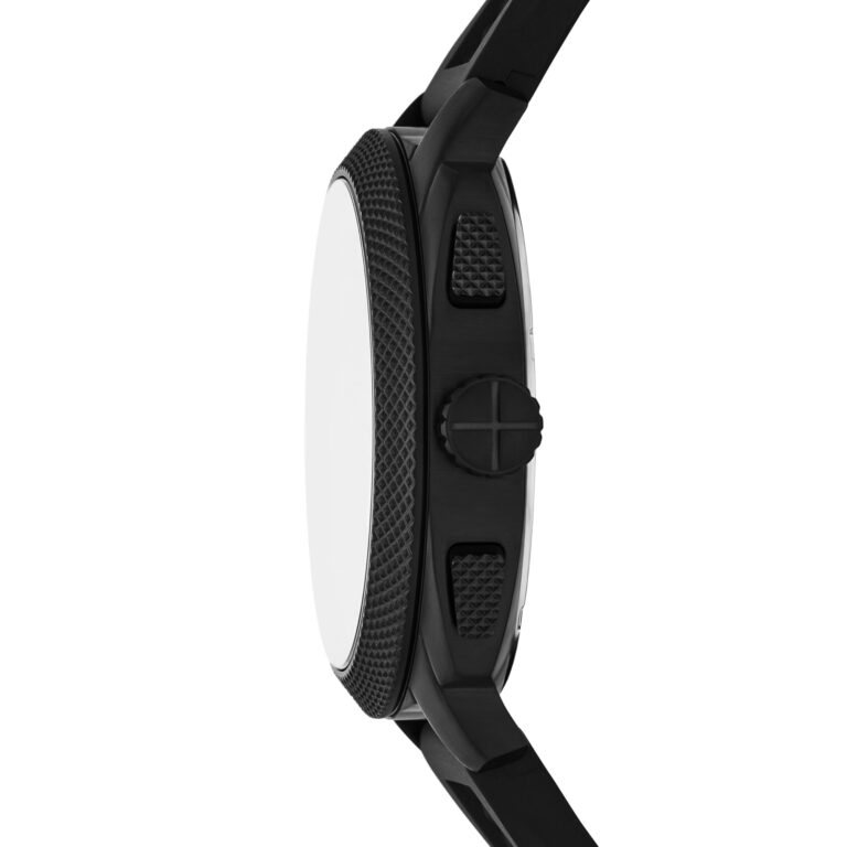 Fossil Men's Machine Chronograph Black Silicone Watch - Image 6