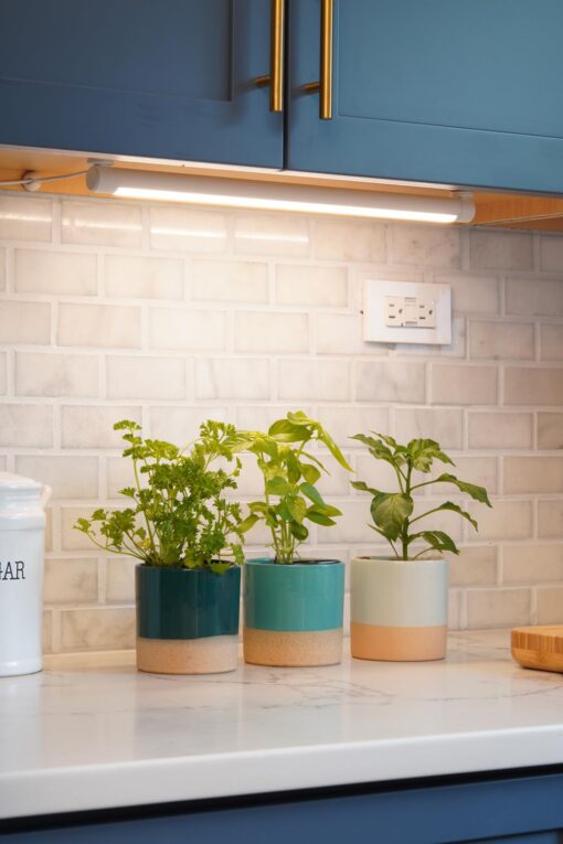 Soltech Solutions Grove™ LED Grow Light - Under-Cabinet/Shelving or Wall Mounted LED bar Light for Indoor houseplants and Herbs - Touch Control Power and dimming (White) - Image 3