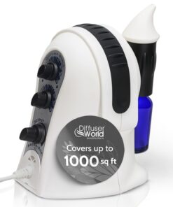 Waterless Diffuser for Essential Oil Atomizer Made in USA 110V–Essential Oil Diffuser, Whole House Diffuser, Fragrance Diffuser Machine for House, Air Diffuser-Home Scent System by Diffuser World