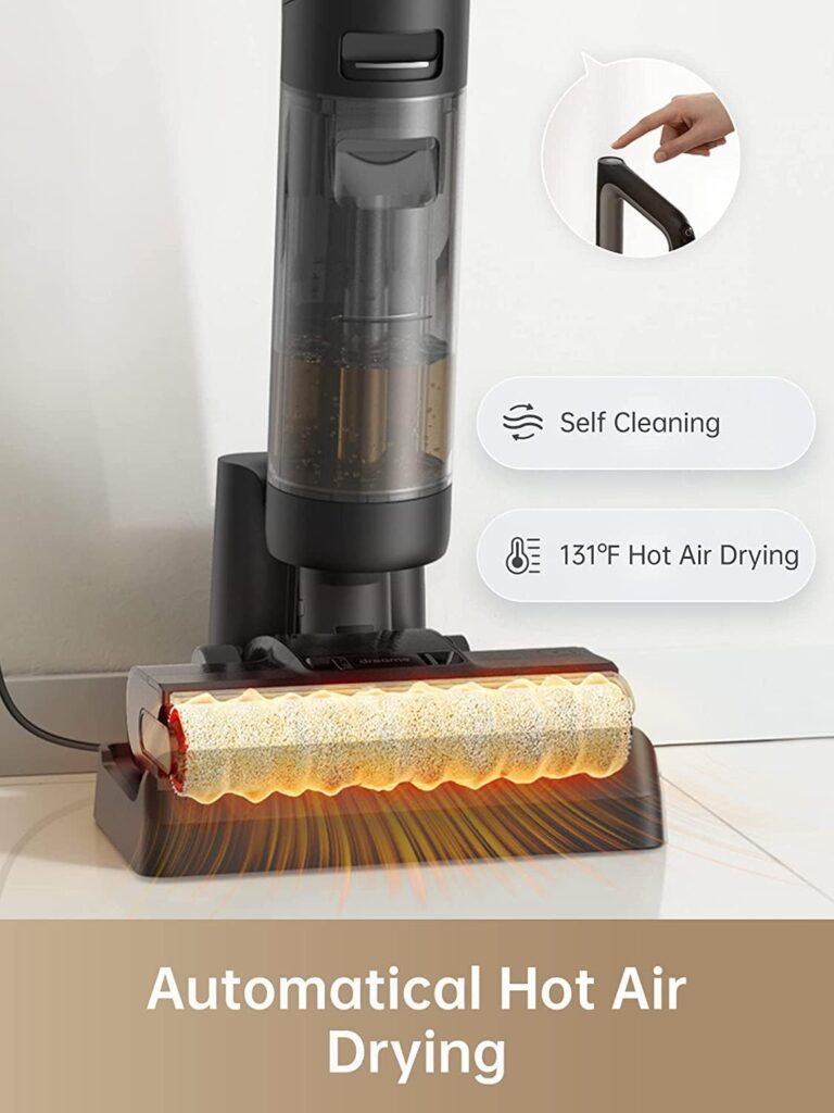 DREAME H12 PRO Wet Dry Vacuum Cleaner, Cordless Vacuum Mop All in One, Smart Floor Cleaner for Hard Floor, One-Step Edge to Edge Cleaning with Hot Air Drying - Image 7