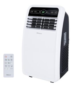 Shinco 8,000 BTU Portable Air Conditioner, AC Unit with Built-in Cool, Dehumidifier & Fan Modes for Room up to 200 sq.ft, Conditioner Remote Control, 24 Hour Timer, Installation Kit