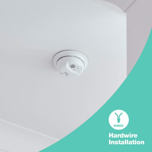 FIRST ALERT BRK SC9120B-3 Hardwired Smoke and Carbon Monoxide (CO) Detector with Battery Backup, White, Pack of 3 - Image 6