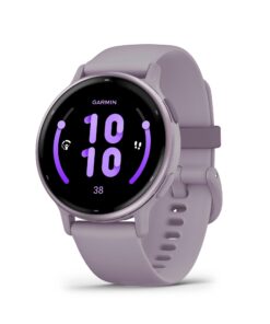 Garmin vívoactive 5, Health and Fitness GPS Smartwatch, AMOLED Display, Up to 11 Days of Battery, Orchid