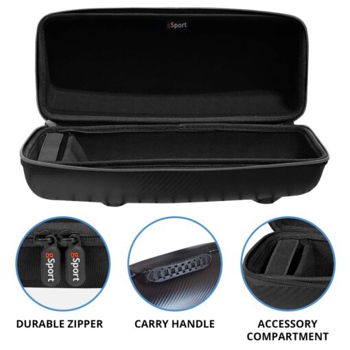 JBL Xtreme 3 Waterproof Bluetooth Speaker Bundle with gSport Carbon Fiber Case and Shoulder Strap (Black) - Image 9