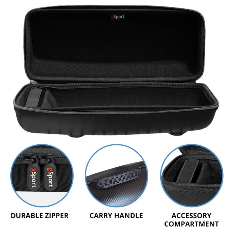 JBL Xtreme 3 Waterproof Bluetooth Speaker Bundle with gSport Carbon Fiber Case and Shoulder Strap (Black) - Image 9