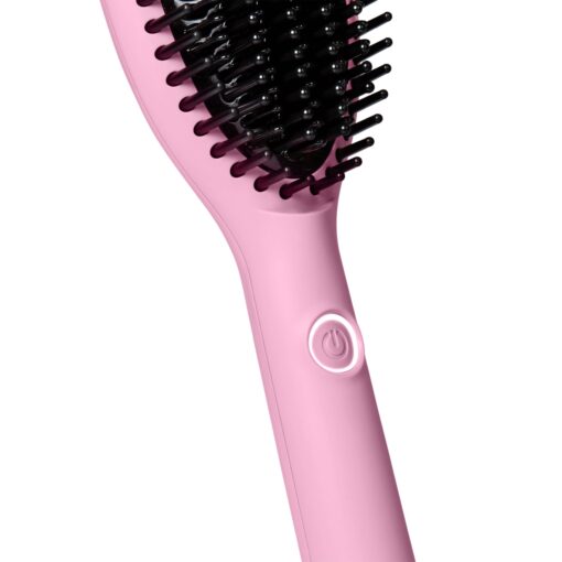 ghd Glide Hot Air Brush | Limited Edition in Fondant Pink | Professional Smoothing Blow Dryer Brush, Ceramic Hair Straightener, and Styler - Image 7