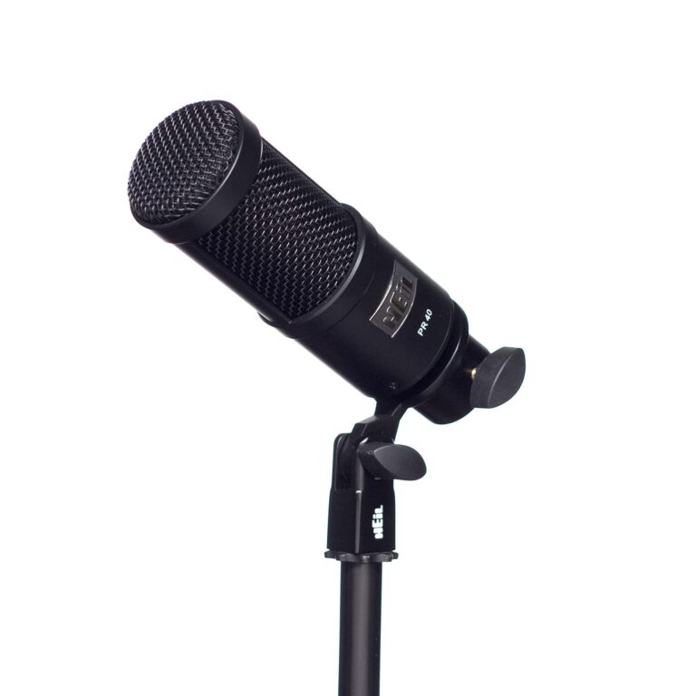 Heil PR 40 Dynamic Microphone for Streaming, Podcast, Recording, and Broadcast, XLR Microphone for Live Music, Wide Frequency Response, Smooth Sound, Superior Rear Noise Rejection and Durable - Black - Image 6