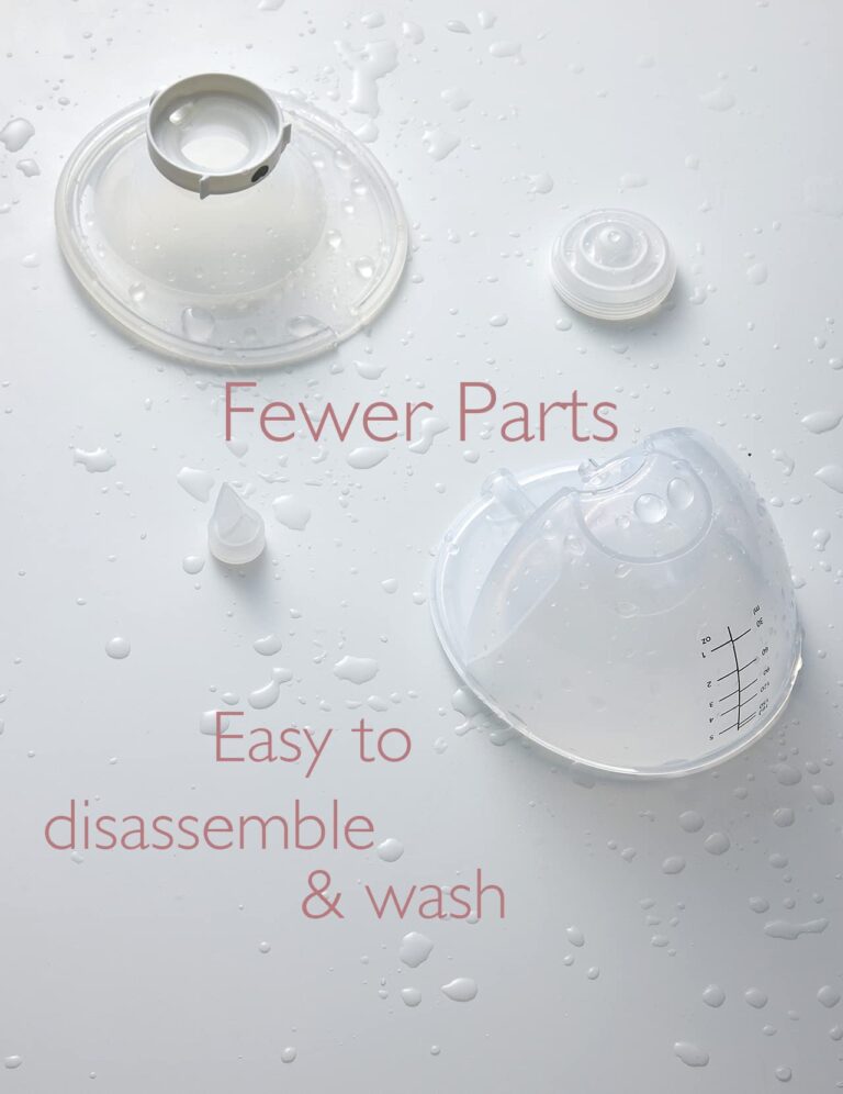 Momcozy Breast Pump, Double-Sealed Flange for Comfort - 24mm, 2 Pack Ash Gray - Image 2