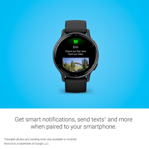 Garmin vívoactive 5, Health and Fitness GPS Smartwatch, AMOLED Display, Up to 11 Days of Battery, Black - Image 2