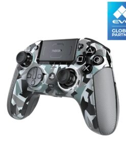Nacon Revolution 5 Pro Officially Licensed PlayStation Wireless Gaming Controller for PS5 / PS4 / PC - Hall Effect, Trigger Stops, Mappable Buttons, Bluetooth Audio - Arctic Camo