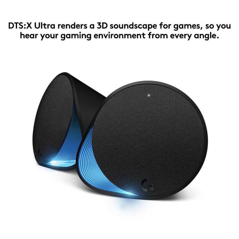 Logitech G560 PC Gaming Speaker System with 7.1 DTS:X Ultra Surround Sound, Game based LIGHTSYNC RGB, Two Speakers and Subwoofer, Bluetooth, USB, Immersive Gaming Experience - Black - Image 7