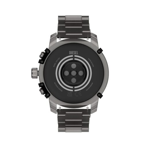 Diesel Men's Griffed Gen 6 45mm Stainless Steel Touchscreen Smart Watch, Color: Gunmetal (Model: DZT2042V) - Image 3