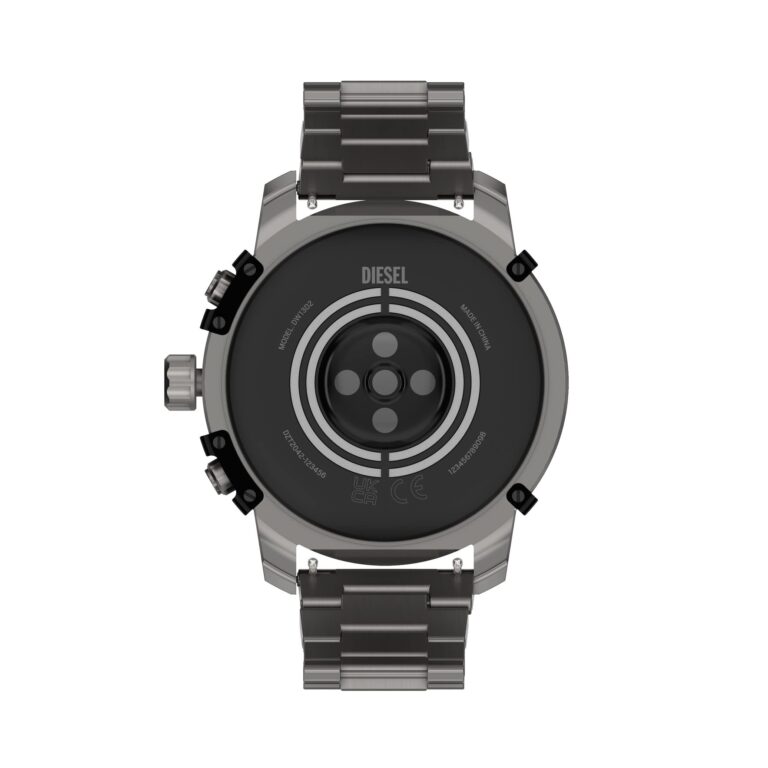 Diesel Men's Griffed Gen 6 45mm Stainless Steel Touchscreen Smart Watch, Color: Gunmetal (Model: DZT2042V) - Image 3