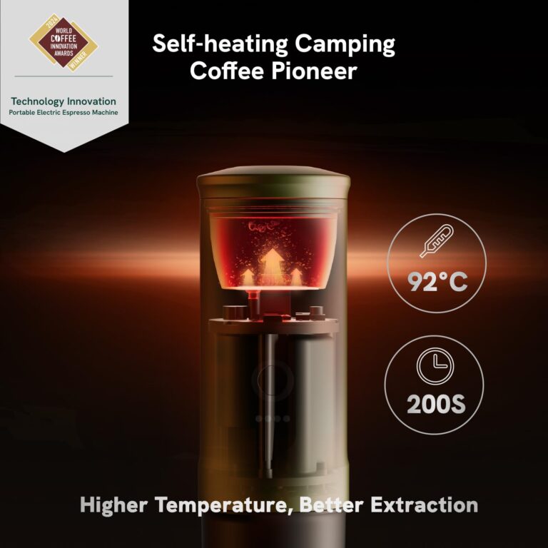 OutIn Nano Portable Electric Espresso Machine, Travel Coffee Maker for Camping, Car Coffee Maker Self-Heating with USB-C, With Ground Coffee & NS Capsule for RV, Hiking, Office - Image 5
