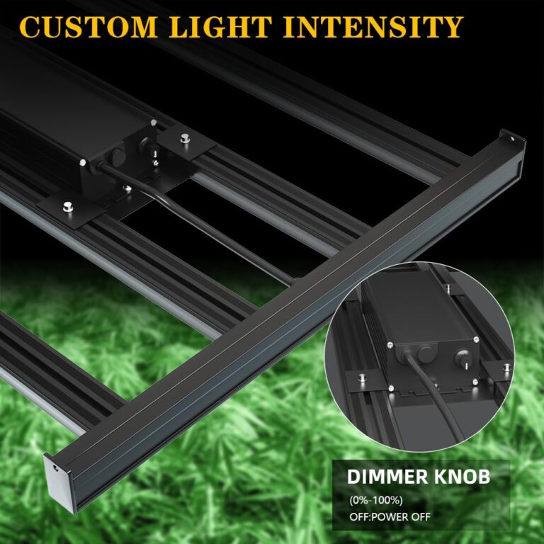 CANAGROW CG2400 LED Grow Light for Indoor Plants 4x4ft Coverage with High Yield Diodes, Sunlike Full Spectrum Dimmable Growing Lamps for Hydroponic Indoor Seeding Veg Bloom Greenhouse - Image 5