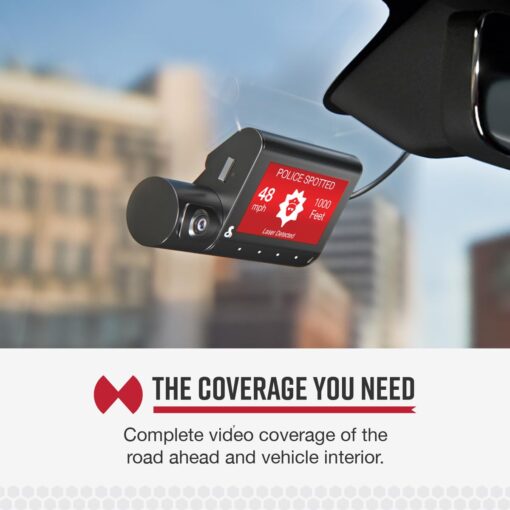 Cobra Smart Dual View Front and Cabin Dash Cam (SC 220C) - QHD 1440P Resolution, 360 Alerts, Parking Live View, Incident Reports, Emergency MayDay, 16 GB SD Card Included, CarPlay & Android Auto - Image 7