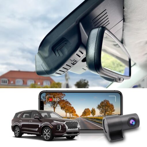 Dual Dash Cam for Hyundai Palisade (Part No#S8000) 2020-2022 & CPL-3345