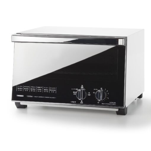 TWINBIRD Mirror Glass Toaster Oven TS-4047W (WHITE)【Japan Domestic genuine products】 【Ships from JAPAN】