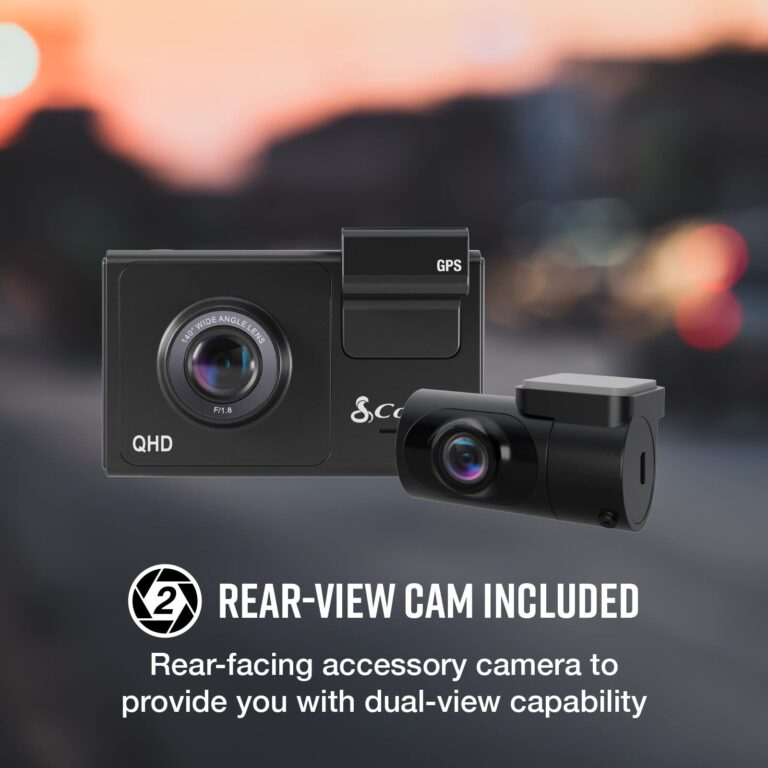 Cobra Smart Dash Cam + Rear Cam (SC 200D) – QHD+ 1600P Resolution, Built-in Wi-Fi & GPS, Voice Commands, Live Police Alerts, Incident Reports, Emergency Mayday, Drive Smarter App, 16GB SD Card Incl. - Image 4