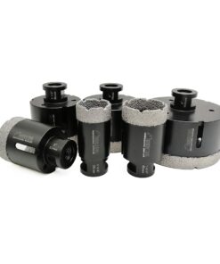 SHDIATOOL 6PCS Diamond Core Drill Bits Set for Porcelain Tile Granite Marble Stone Brick Vacuum Brazed Hole Saws 35 45 51 65 76 102mm