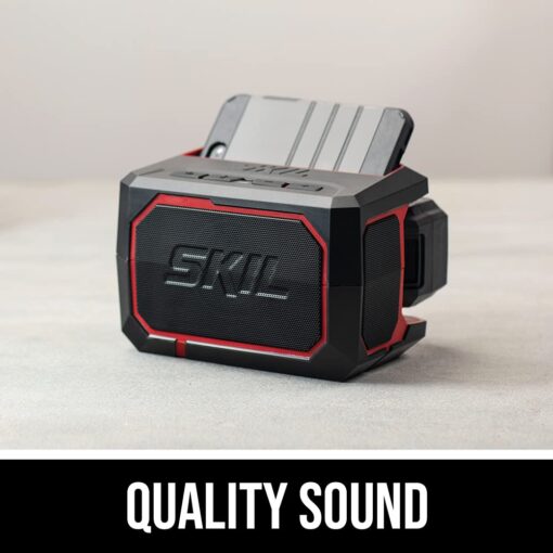 SKIL 5-Tool ComboKit: PWRCore 12 Brushless 12V Drill Driver, Impact Driver, Oscillating MultiTool, Area Light and Bluetooth Speaker, Includes Two 2.0Ah Lithium Batteries and PWRJump Charger - CB736801 - Image 8