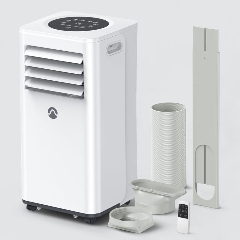 Portable Air Conditioners, 10000 BTU Air Conditioner Portable for Room up to 450 Sq. Ft., 3-in-1 Portable AC Unit with Digital Display, Remote Control, Window Installation Kit, 24H Timer, Sleep Mode