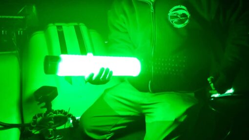 Green Blob Outdoors New Underwater Fishing Light for Docks with 30ft Cord, LED, Fish Attracting, Crappie, Snook 7500 Lumen 110V, Made in Texas - Image 6