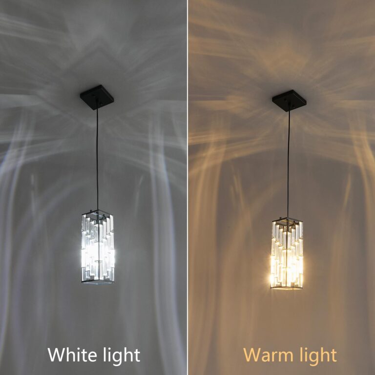 FDPBY Black Pendant Lighting Modern Pendant Light, Mini Crystal Chandeliers,Adjustable Pendant Light Fixture for Kitchen Island Dinning Room Bedroom (3 Pack) - Image 3