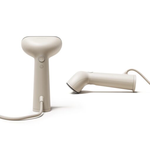 Steamery Handheld Clothes Steamer Cirrus 3, 1200W, US Plug, Heated Ironing Plate, Fast Heat Up, Garment Wrinkle Remover, Beige - Image 9