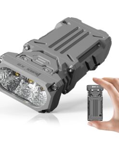 WUBEN X2 1,800 High Lumens Outdoor Pocket Flashlight 90+ High CRI, 175° Floodlighting Mini Rechargeable Flashlight for EDC, Camping, Night Walk, Emergency with 6 Light Modes, Type-C Charging Lanyard