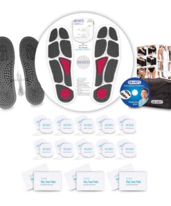Dr Ho's Circulation Promoter Deluxe Package - TENS Machine, EMS Therapy Proprietary AMP, TENS Unit Muscle Stimulator for Leg Pain and Foot Pain