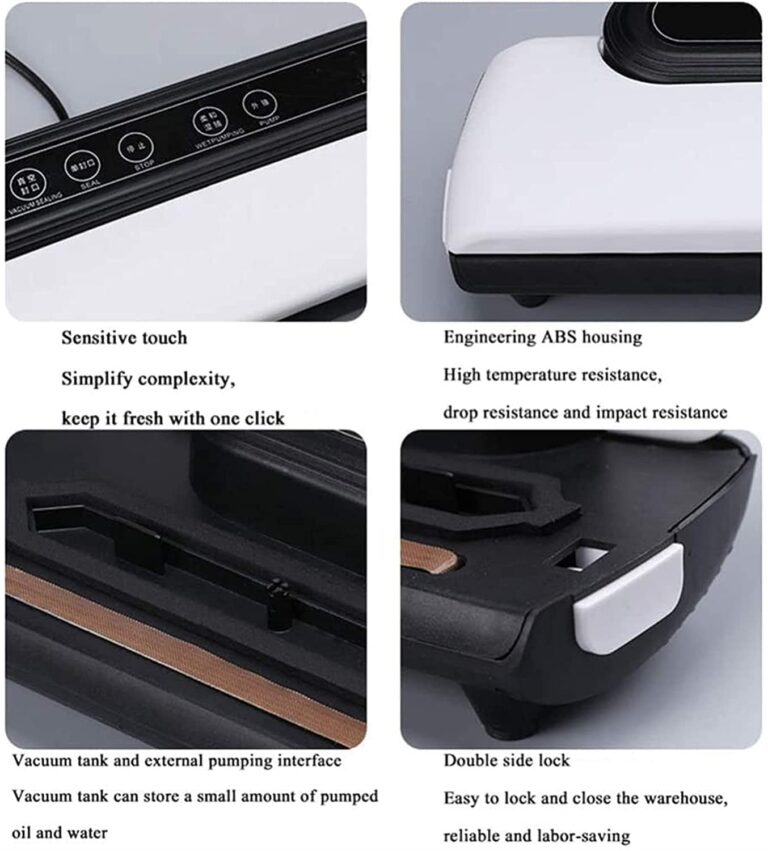 RMENST Food Vacuum Sealer Machine - Automatic Food Sealer for Food Saver with Dry Moist Food Modes,Compact Design,with Bags Easy to Clean - Image 3