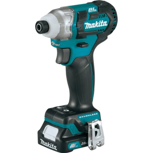 Makita DT04R1 12V Max CXT Lithium-Ion Brushless Cordless Impact Driver Kit (2.0Ah), - Image 2