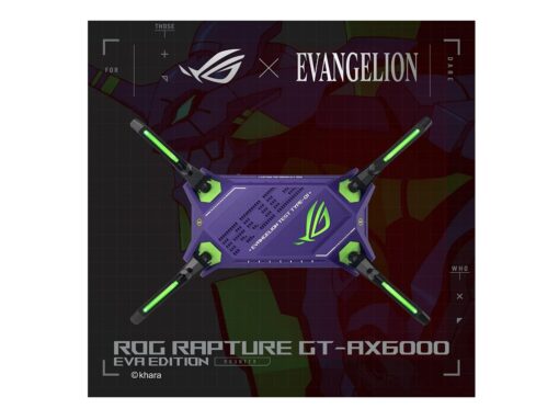 ASUS ROG Rapture GT-AX6000 EVA Edition Dual-Band WiFi 6 Gaming Router, Dual 2.5G WAN/LAN Ports, WAN Aggregation, Triple-Level Game Acceleration, AiMesh Compatible, Lifetime Internet Security - Image 4