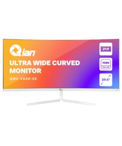 30 inch Curved Monitor - Ultra Wide FHD 1080P 200Hz Curved Office Monitor, Anti-Glare Screen VA Panel, 21:9 WFHD(2560x1080P) 16.7M Display Colors 95% sRGB, Freesync, 1500R PC Monitors, HDMI DP Display