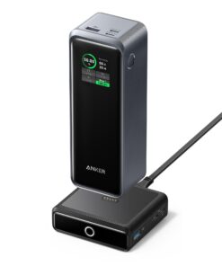 Anker Prime Power Bank, 27,650mAh 3-Port 250W Portable Charger for Travel, TSA-Approved, Smart App, for MacBook Pro/Air, iPhone 16/15/14 Series, Samsung, Laptops, and More