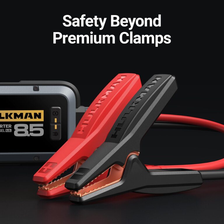 Hulkman Alpha85S,Space Gray, 2000A 74Wh Smart Jump Starter with -40℉ Start Tech, 12V Portable Car Battery Booster, 3.3" LED Display, USB-C Power Pack, Jumper Cables for up to 8.5L Gas/6.0L Diesel - Image 4