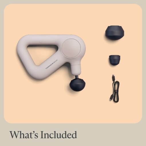 TheraGun Relief Handheld Percussion Massage Gun - Easy-to-Use, Comfortable & Light Personal Massager for Every Day Pain Relief Massage Therapy in Neck, Back, Leg, Shoulder and Body (Sand) - Image 2
